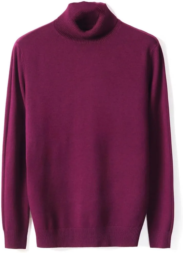 

Мужской тонкий свитер с длинным рукавом и воротником-стойкой