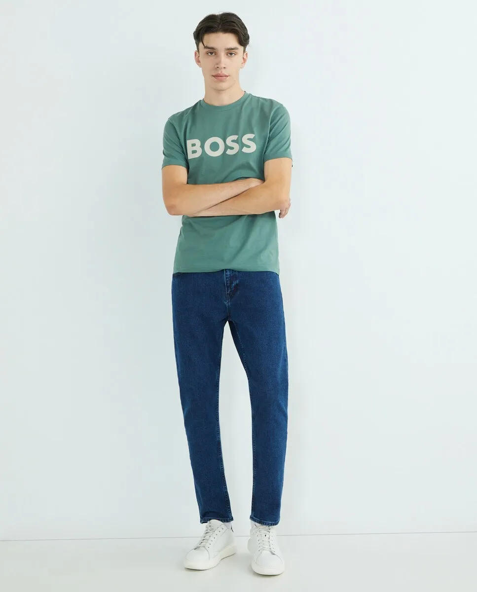 

Мужская футболка с коротким рукавом Boss Orange, зеленый