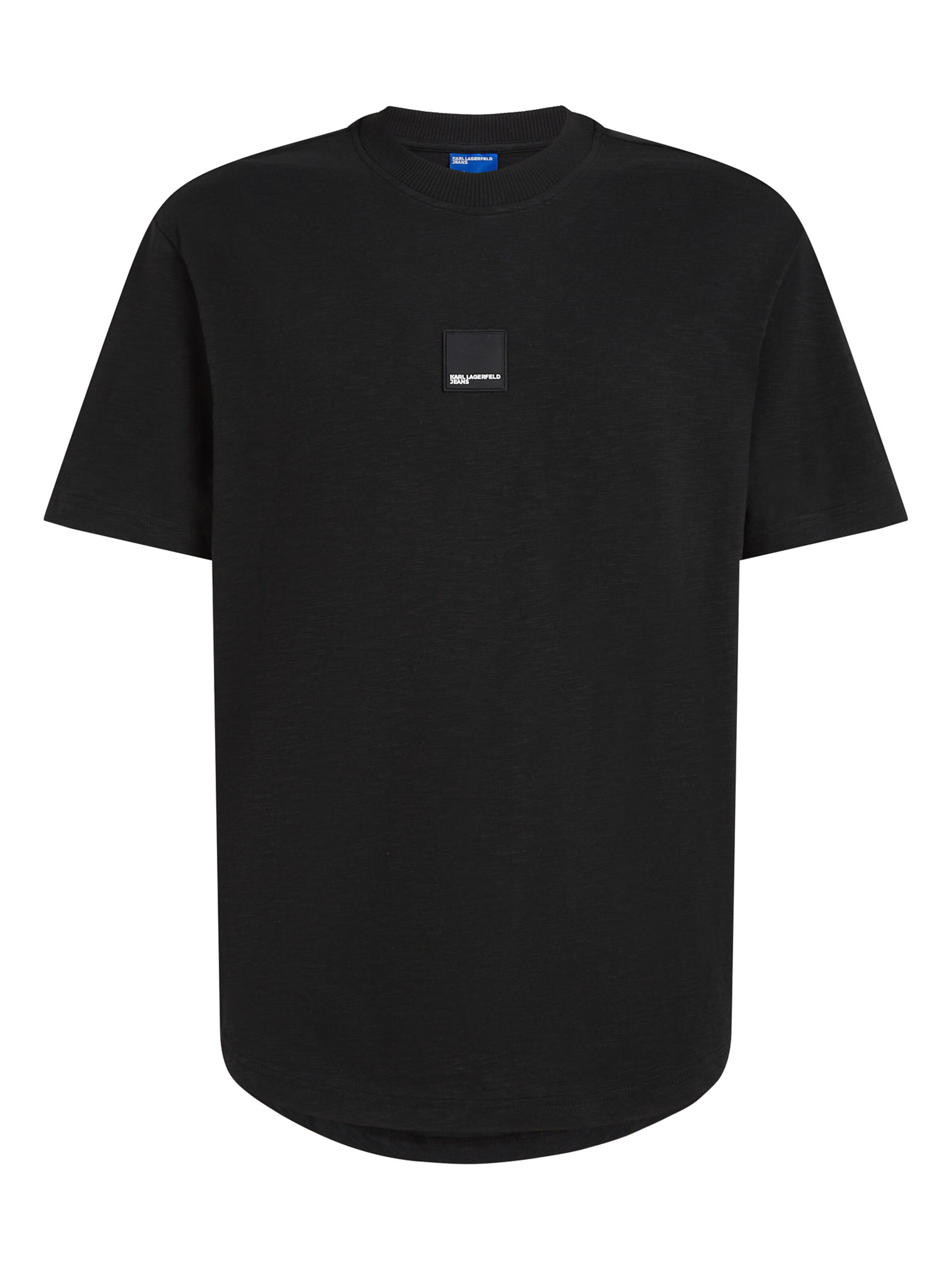 

KARL LAGERFELD JEANS Футболка в черном цвете