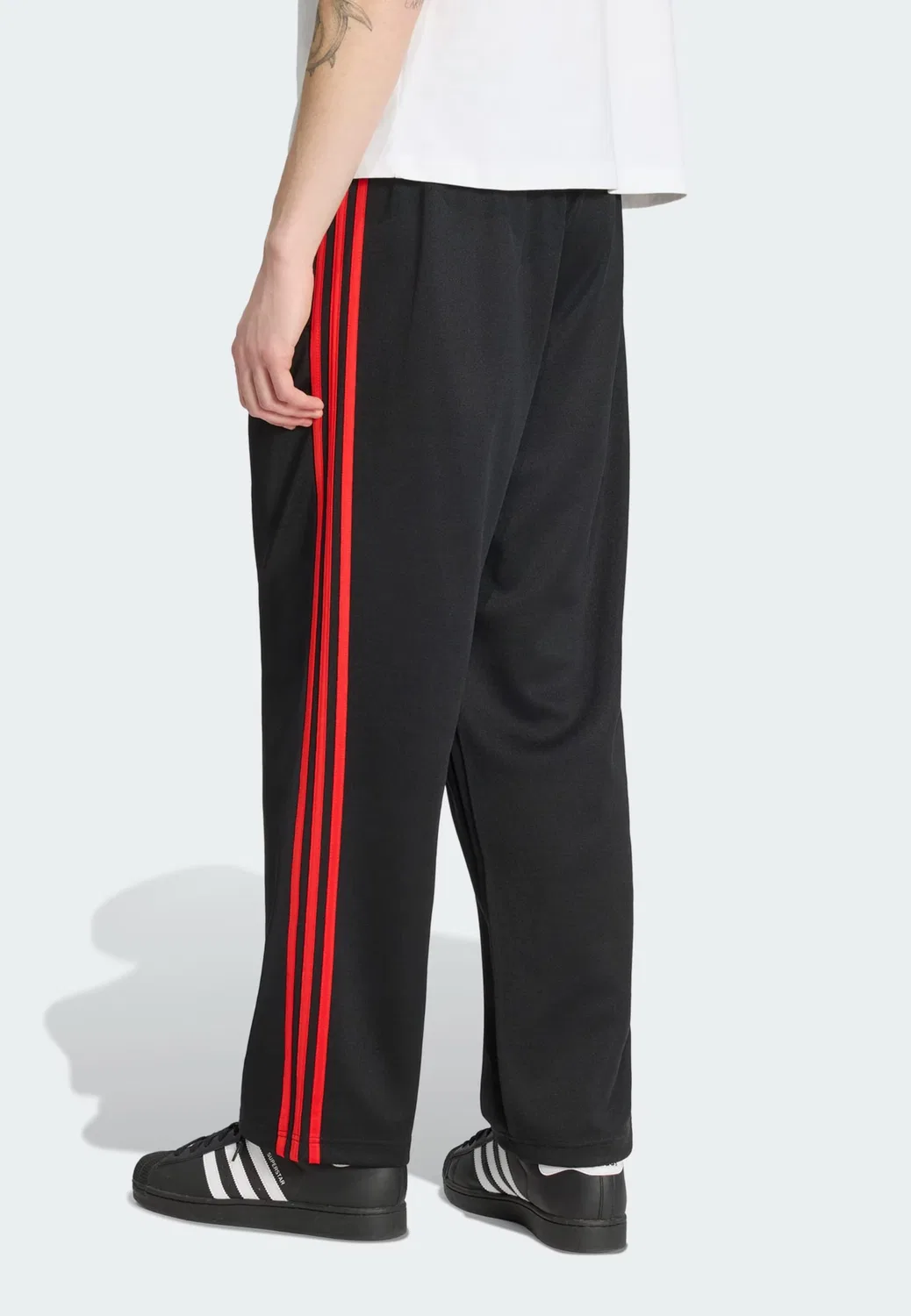 Брюки Adidas Originals свободного кроя Adicolor черного цвета — фото 3