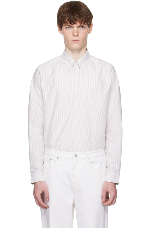 

Рубашка Greg A.P.C., бежевый