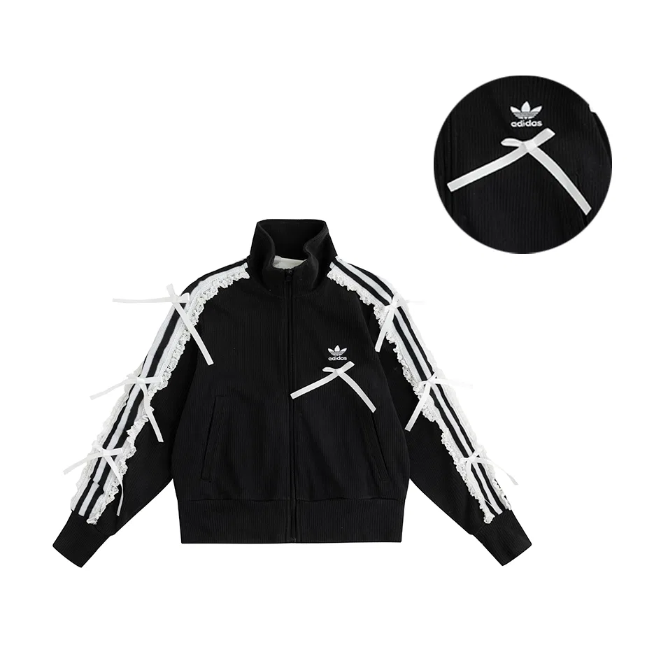 Куртка Courtvantage Adicolor женская Adidas Originals, Black