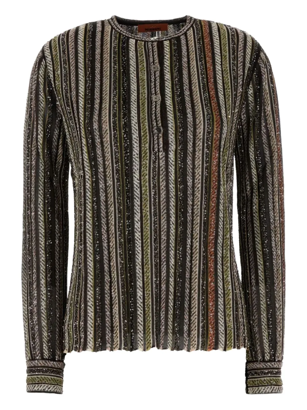 

Полосатая блузка Missoni, нейтральный