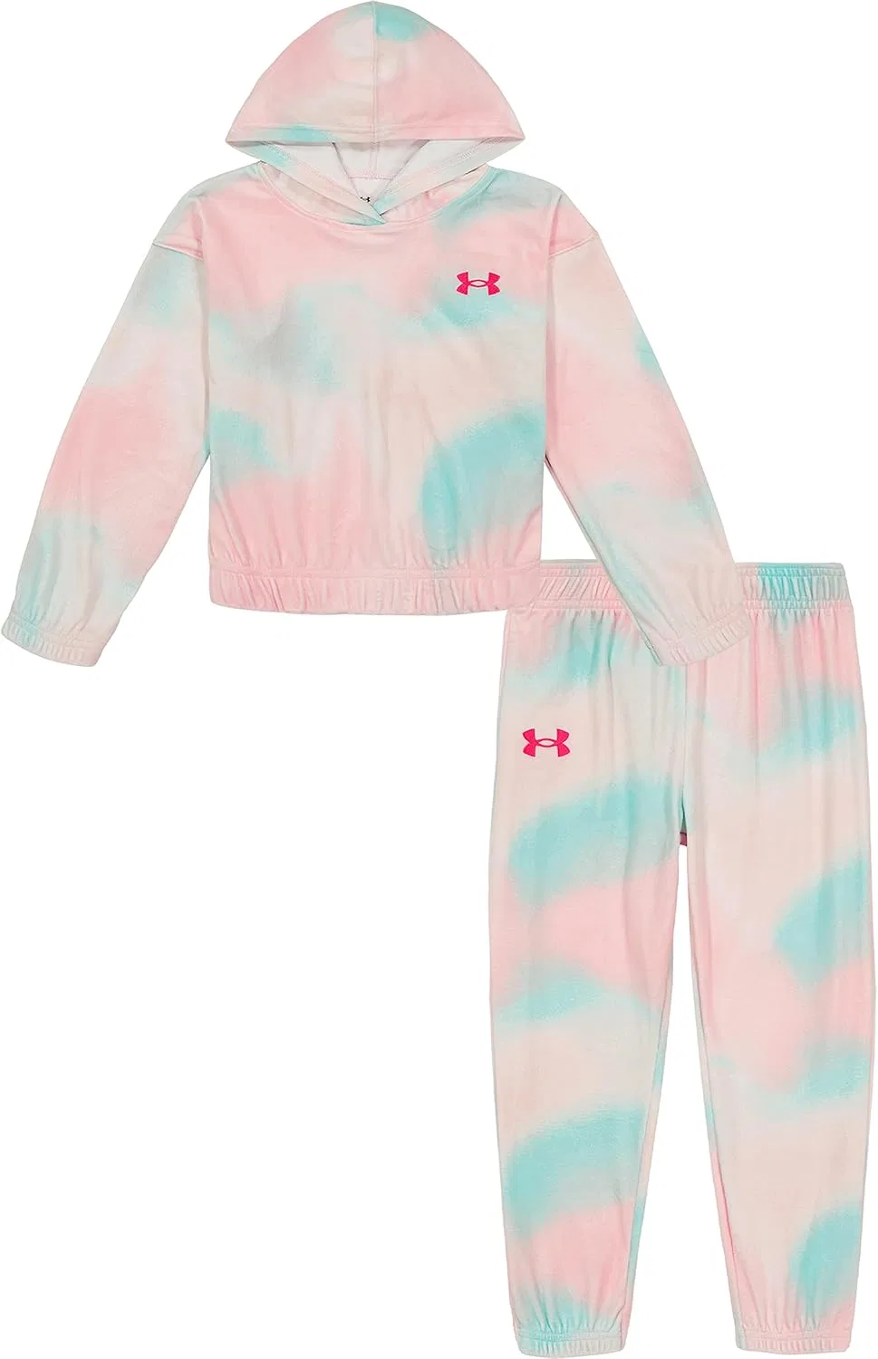 Детский спортивный костюм из флиса Under Armour, 2 предмета, Pink Blur