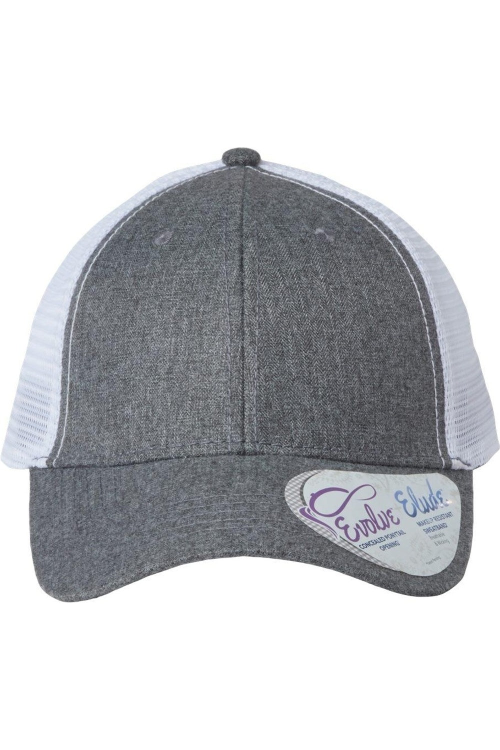 

Infinity Her женская современная кепка Trucker, цвет heather grey/ white