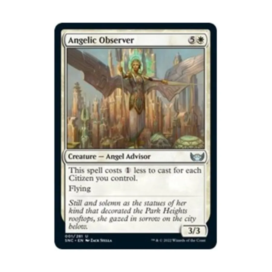 

CCG Ангельский наблюдатель (U), MTG - Streets of New Capenna