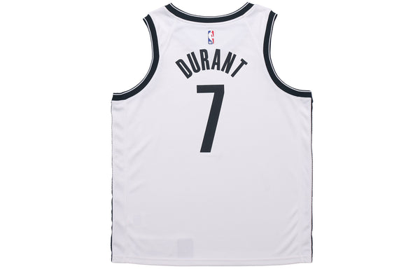 Спортивная футболка basketball jersey sw brooklyn nets kevin durant for men white Nike, белый — фото 2