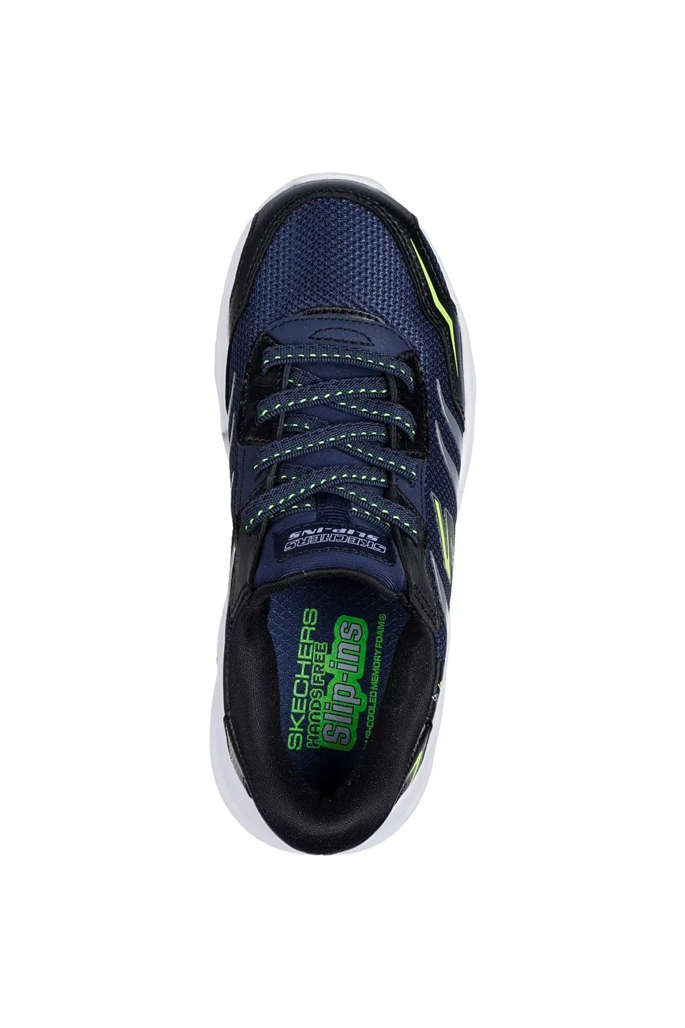 Кроссовки для мальчиков со светодиодной подсветкой Skechers, темно-синий — фото 3