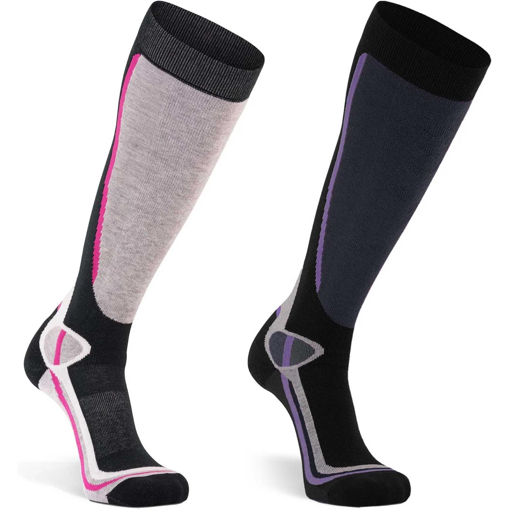 

Женские легкие лыжные носки Taos до середины икры, комплект из 2 пар. Fox River, Multi