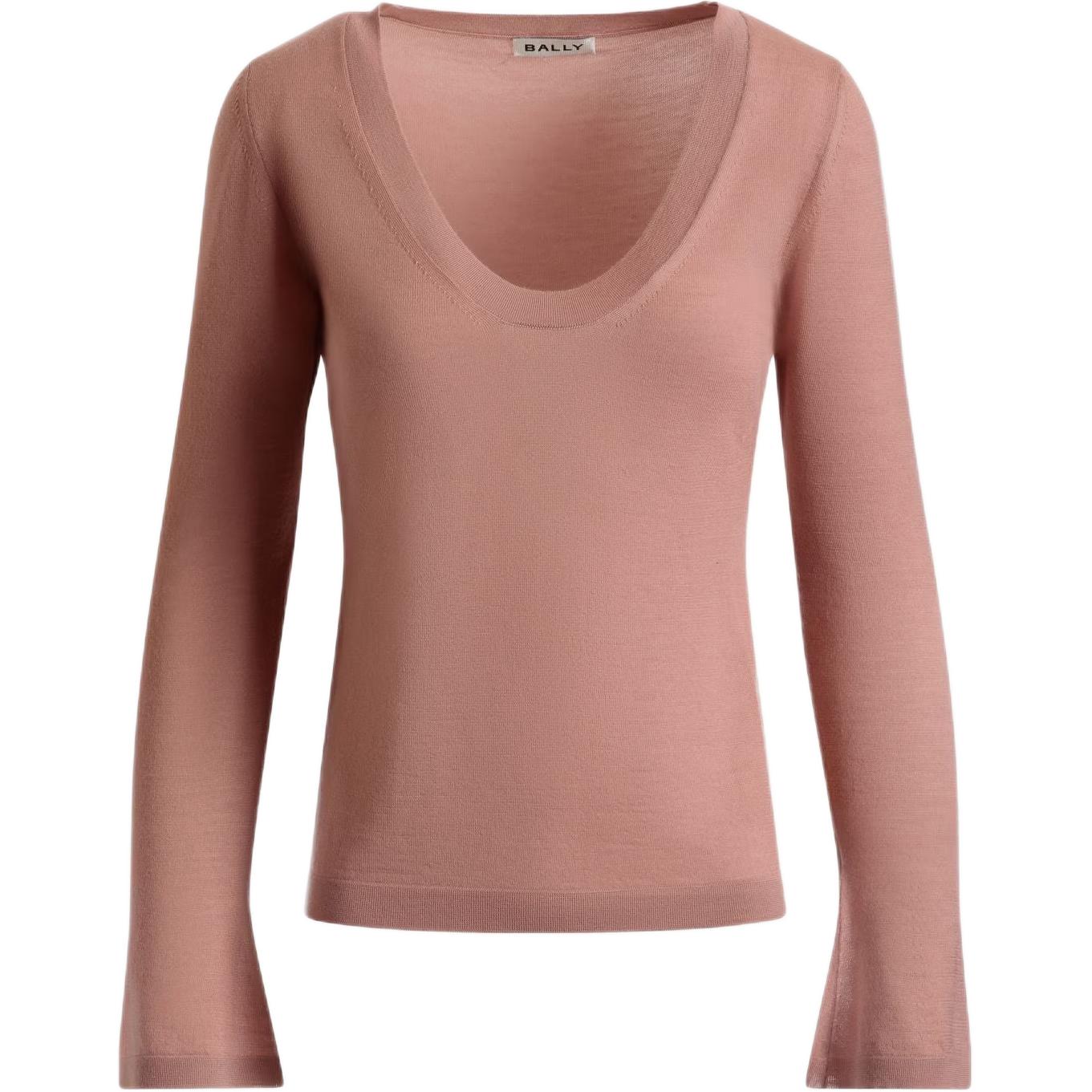 

Тонкий кашемировый джемпер BALLY, розовый