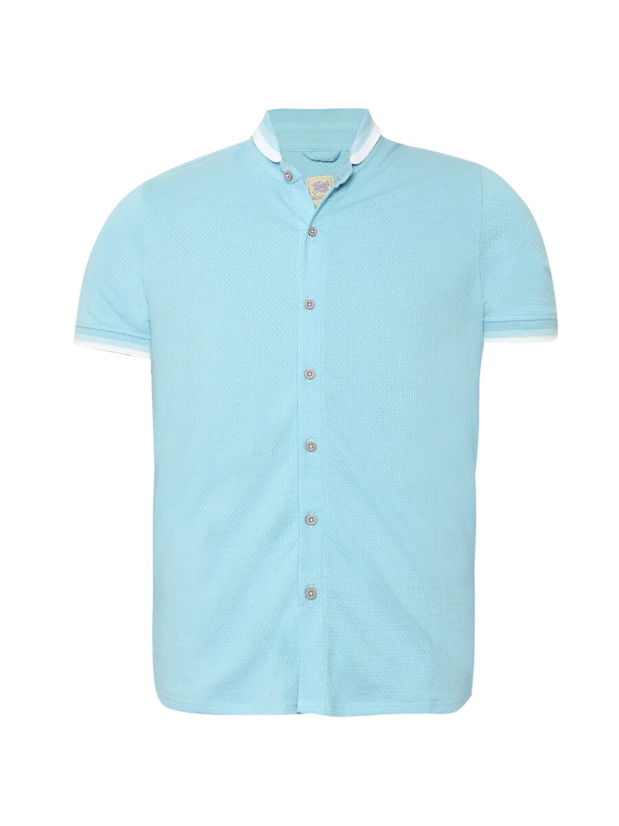 

Повседневная рубашка Campus Sutra Slim fit Button Up Shirt Santino, синий