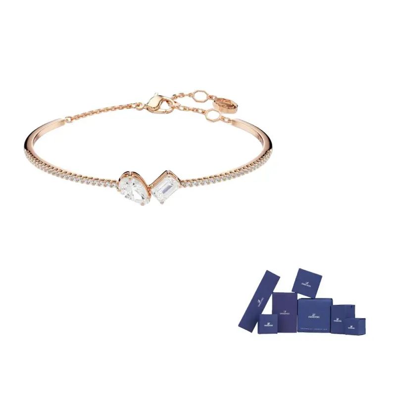 

Браслет, украшенный кристаллами Swarovski, золото