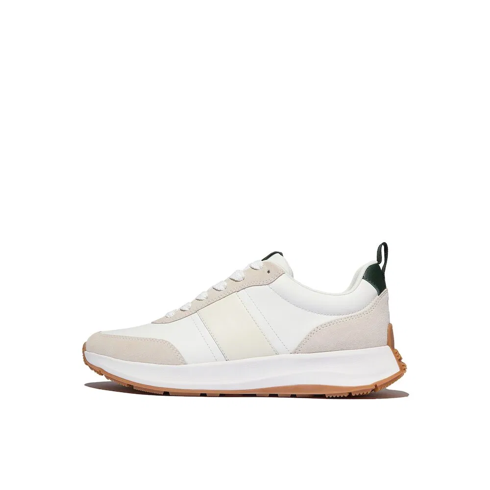 Мужские низкие кеды Urban White/Stone из кожи и замши от Fitflop — фото 4