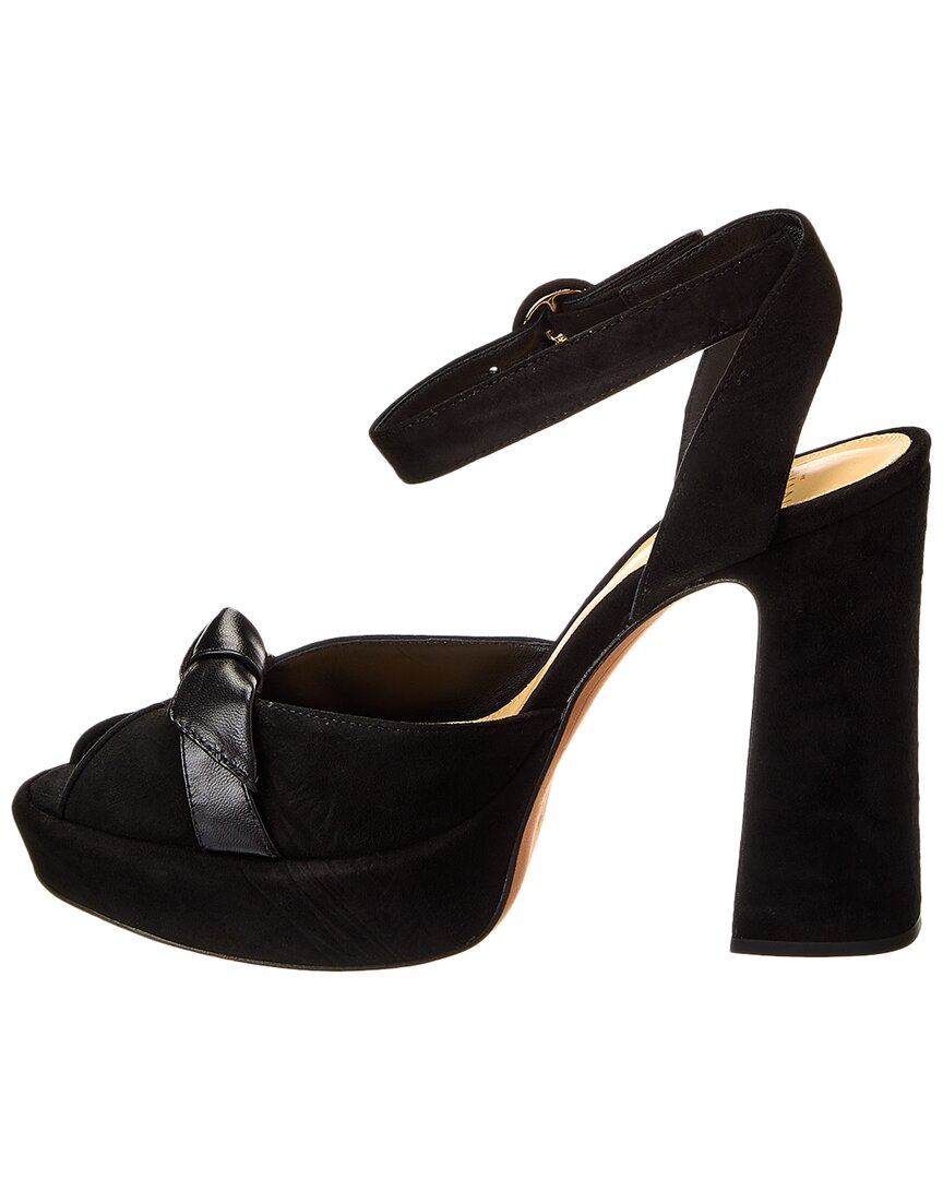 Замшевые сандалии на платформе Alexandre Birman Pepitta 120, черный — фото 2