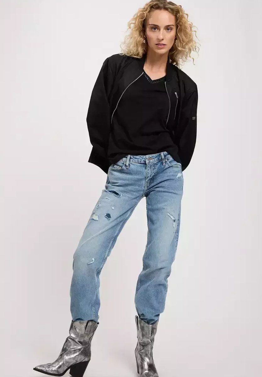 

Топ с длинными рукавами Cross Jeans, черный