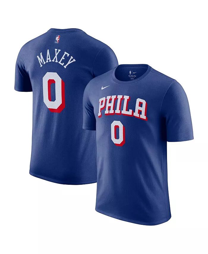 

Мужская футболка Tyrese Maxey Royal Philadelphia 76ers Icon Edition с именем и номером Nike