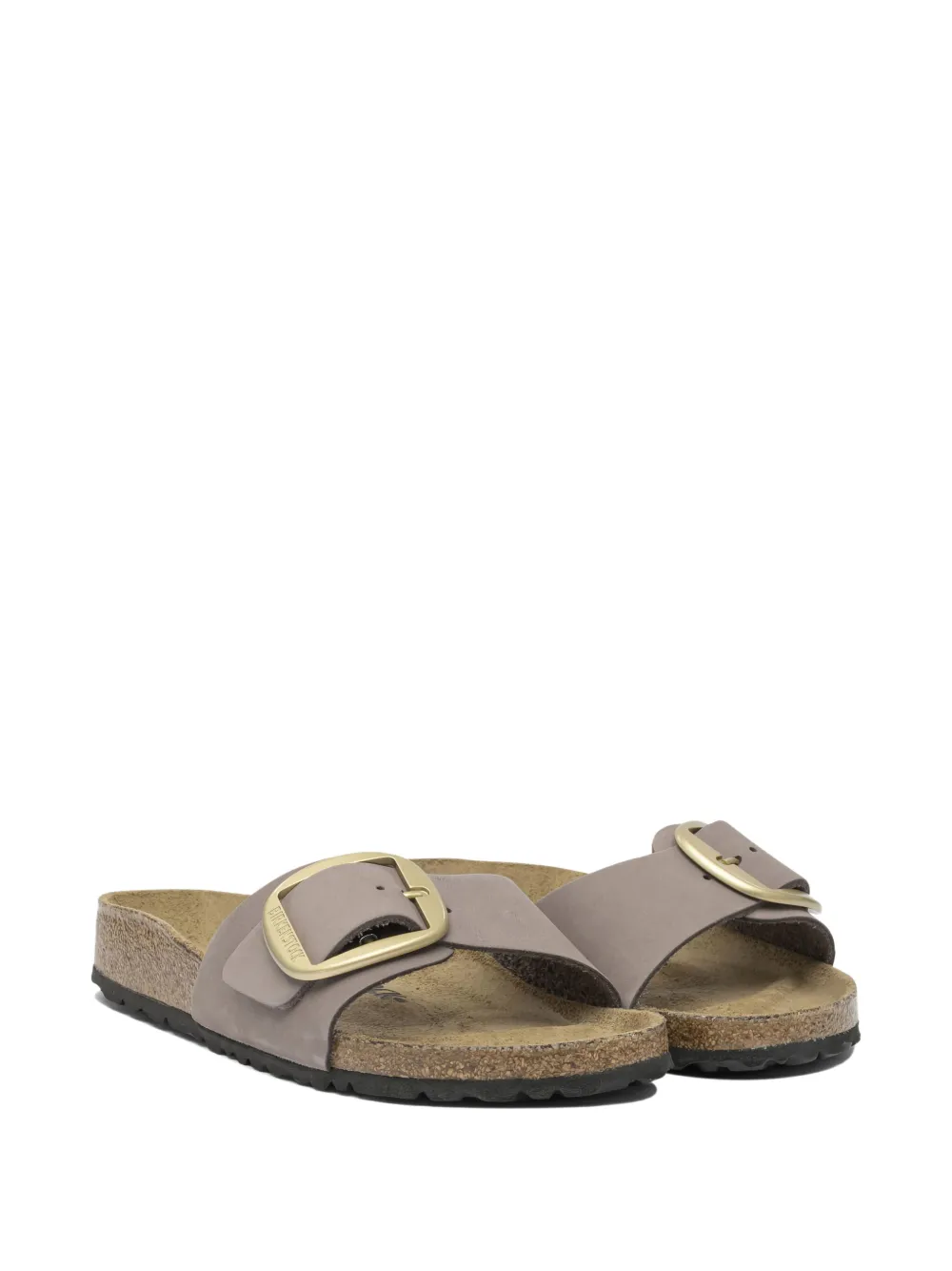 Сандалии Madrid Big Boucle из кожи BIRKENSTOCK, серый — фото 2