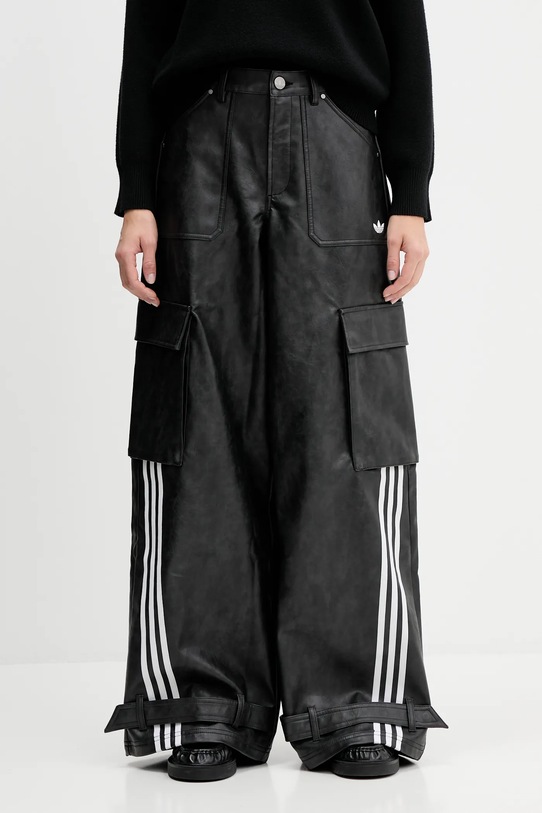 

Брюки из искусственной кожи FAUX LTHR Adidas Originals, черный