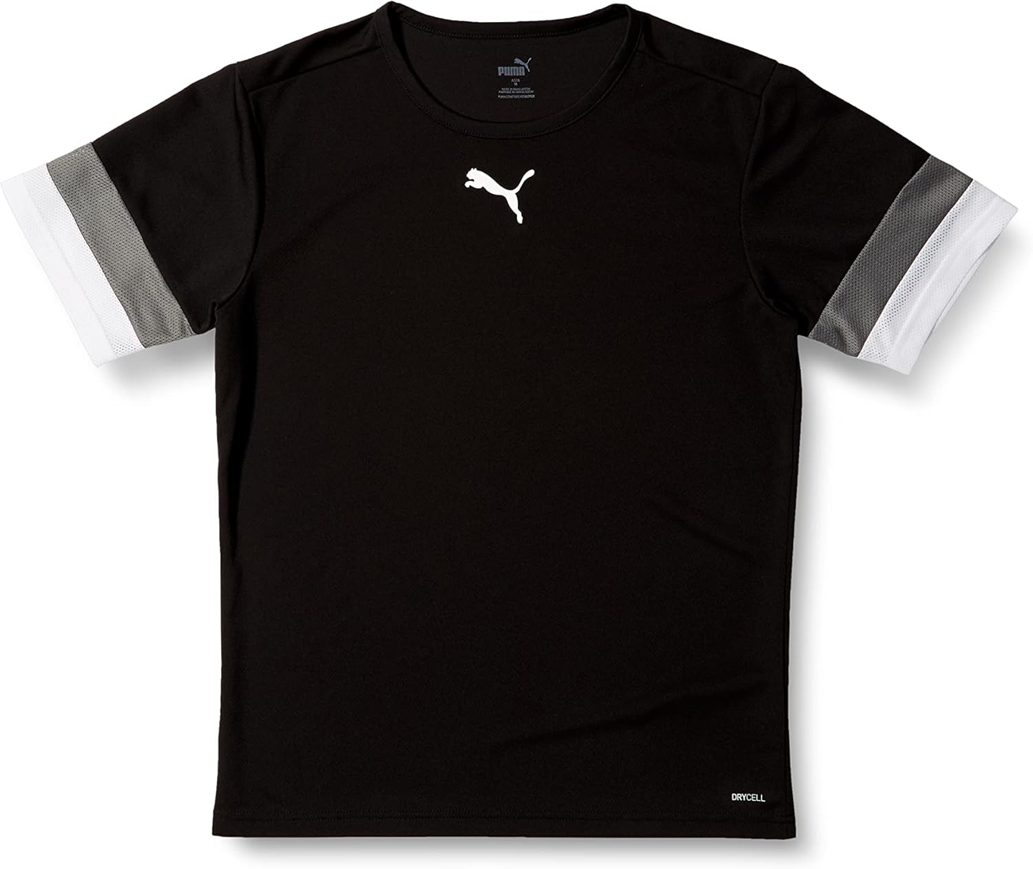 

Футболка мужская PUMA 705141 для футбольных матчей, впитывающая влагу, быстросохнущая, с коротким рукавом, белый/черный