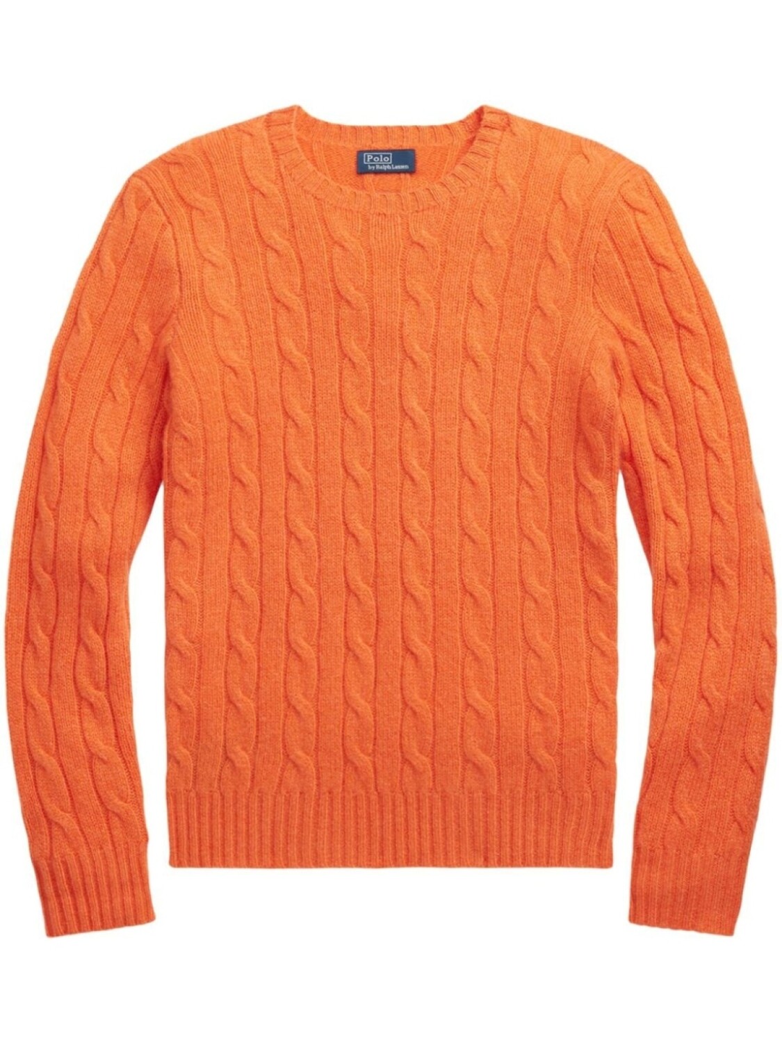 

Polo Ralph Lauren кашемировый джемпер фактурной вязки, оранжевый