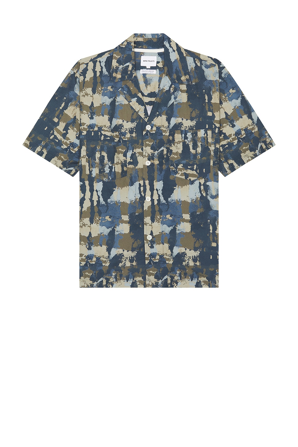 

Футболка mads с принтом в стиле casual Norse Projects, синий