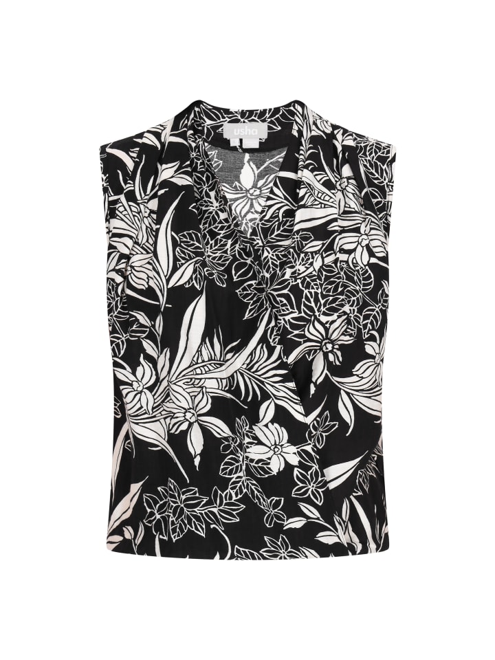

Блузка Usha, цвет black offwhite