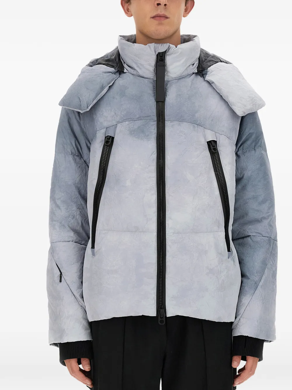 

Стеганая куртка с капюшоном JG1, серый