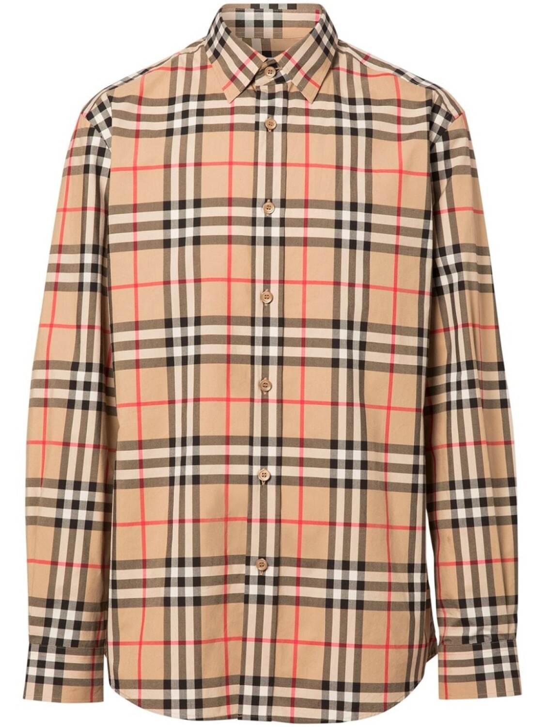 

Burberry рубашка в клетку Vintage Check, коричневый