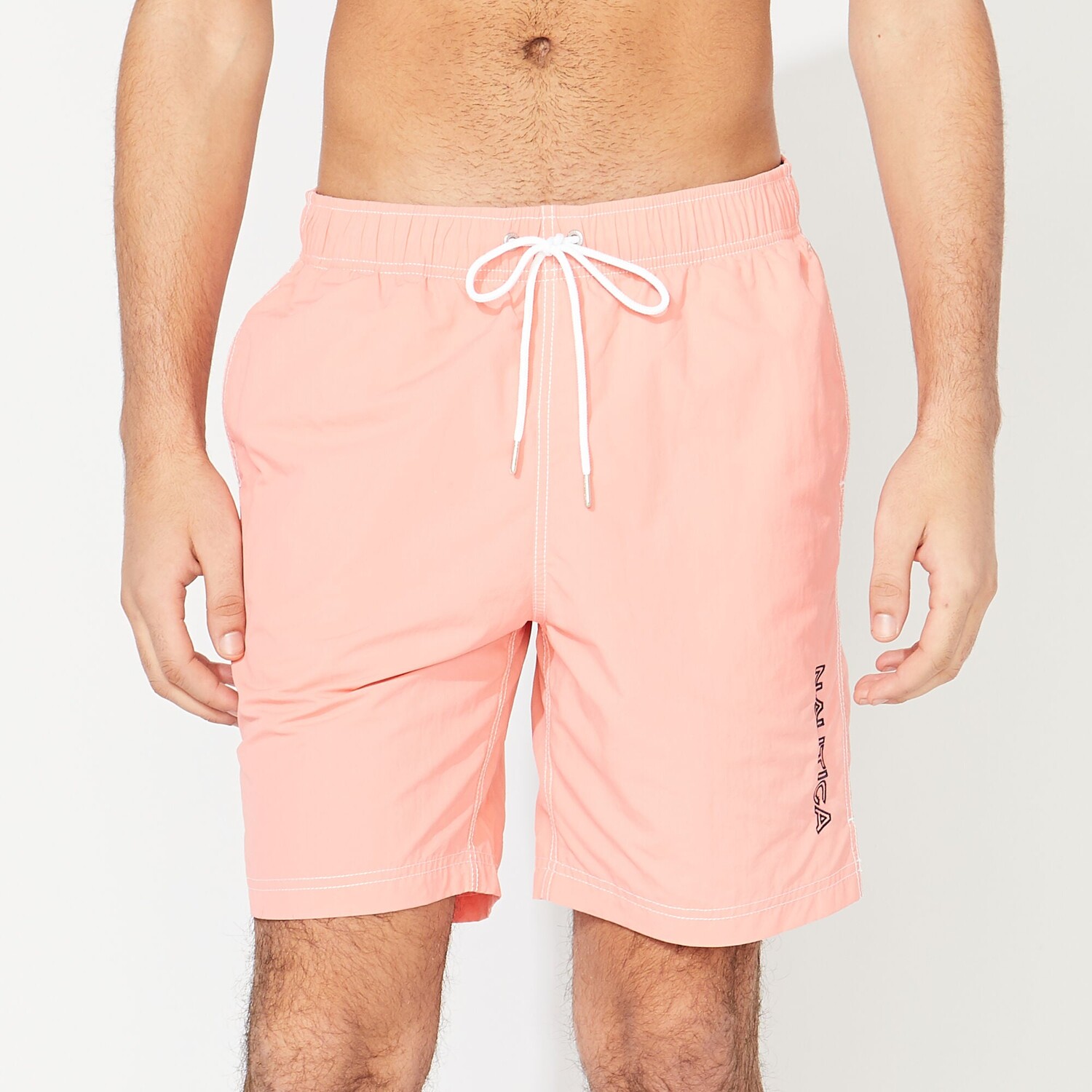 

Мужские быстросохнущие плавки Nautica 8 дюймов, цвет Pale Coral