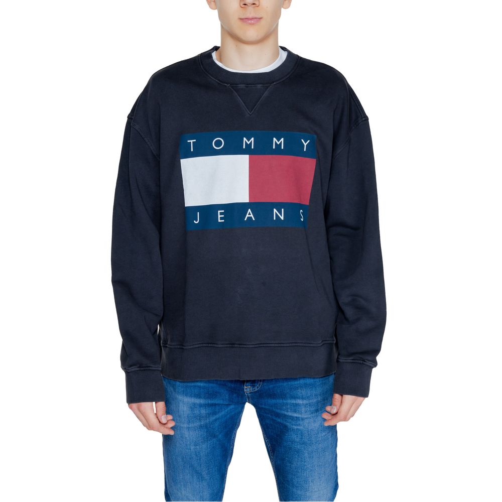 

Черный хлопковый свитер Tommy Jeans