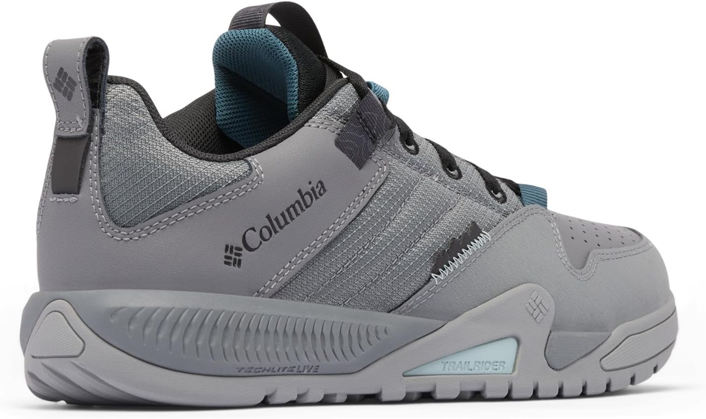 Мужские треккинговые ботинки Columbia Landroamer Trailrider, Titanium Grey Steel/Crushed Blue — фото 2