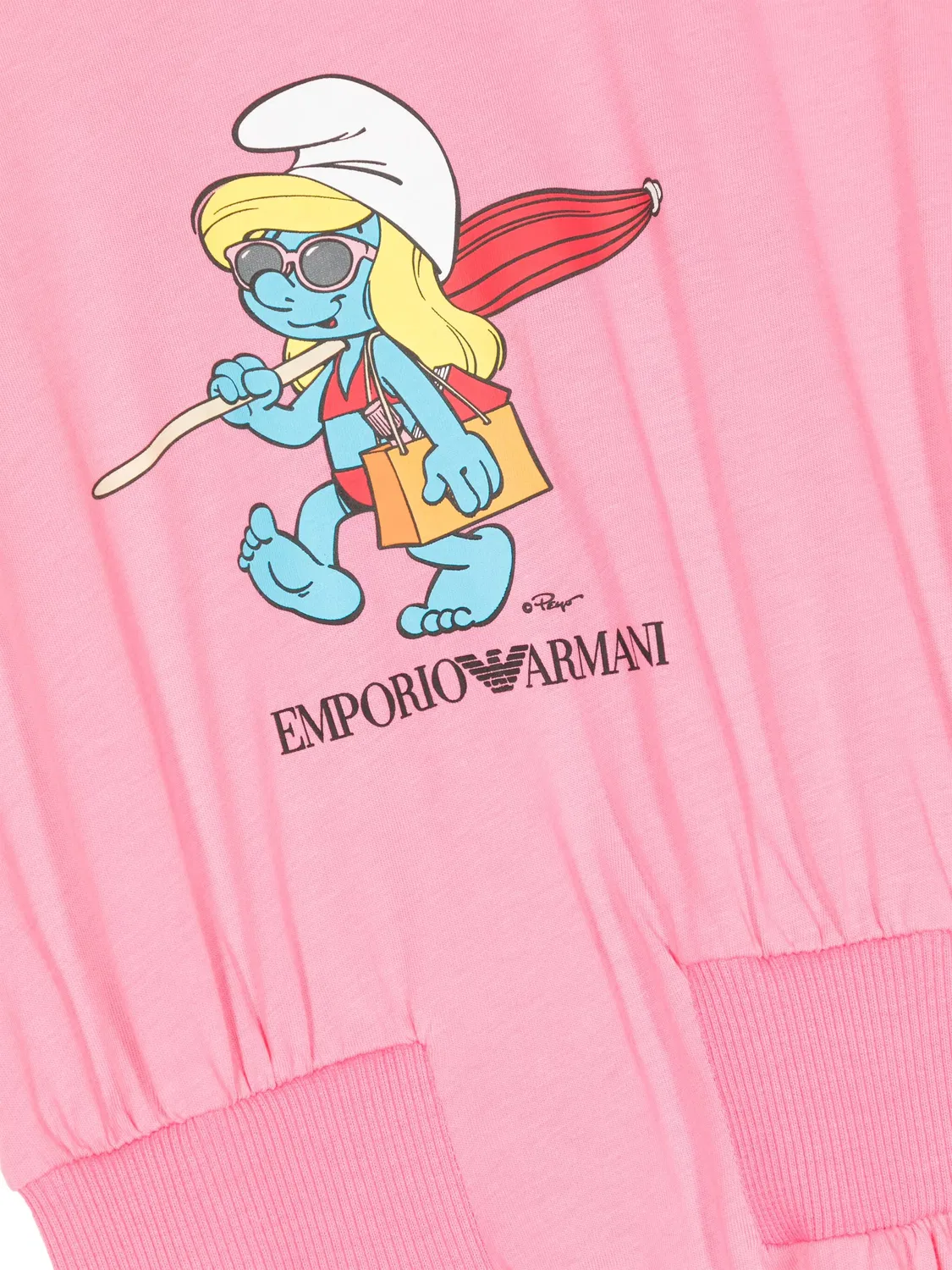 Платье из джерси из коллаборации с The Smurfs Emporio Arмужскi Kids — фото 3