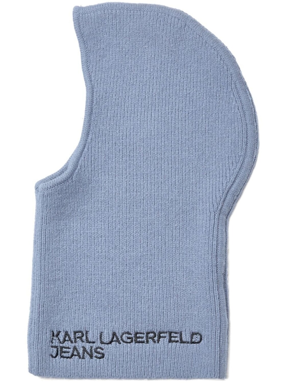 

Karl Lagerfeld Jeans балаклава в рубчик с логотипом, синий