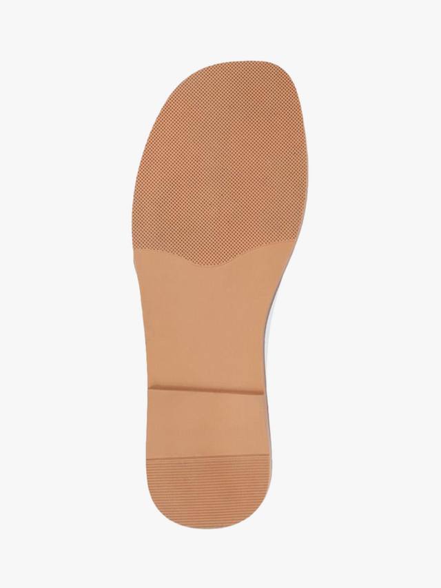 Сандалии из натуральной кожи hazelle на плоской подошве для мула Jones Bootmaker, белый — фото 4