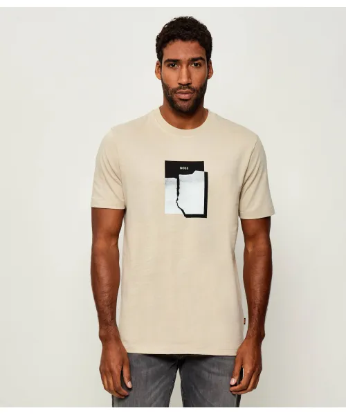 

Футболка te_brokenic Regular fit Boss Orange, бежевый