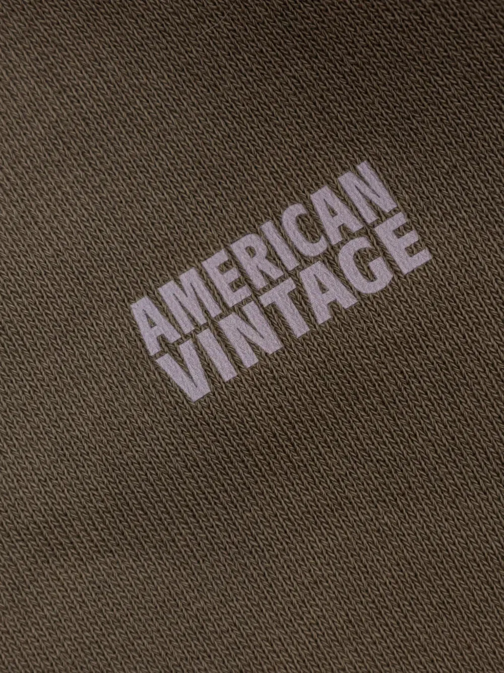 Толстовка с логотипом и рукавами реглан American Vintage Kids, коричневый — фото 4