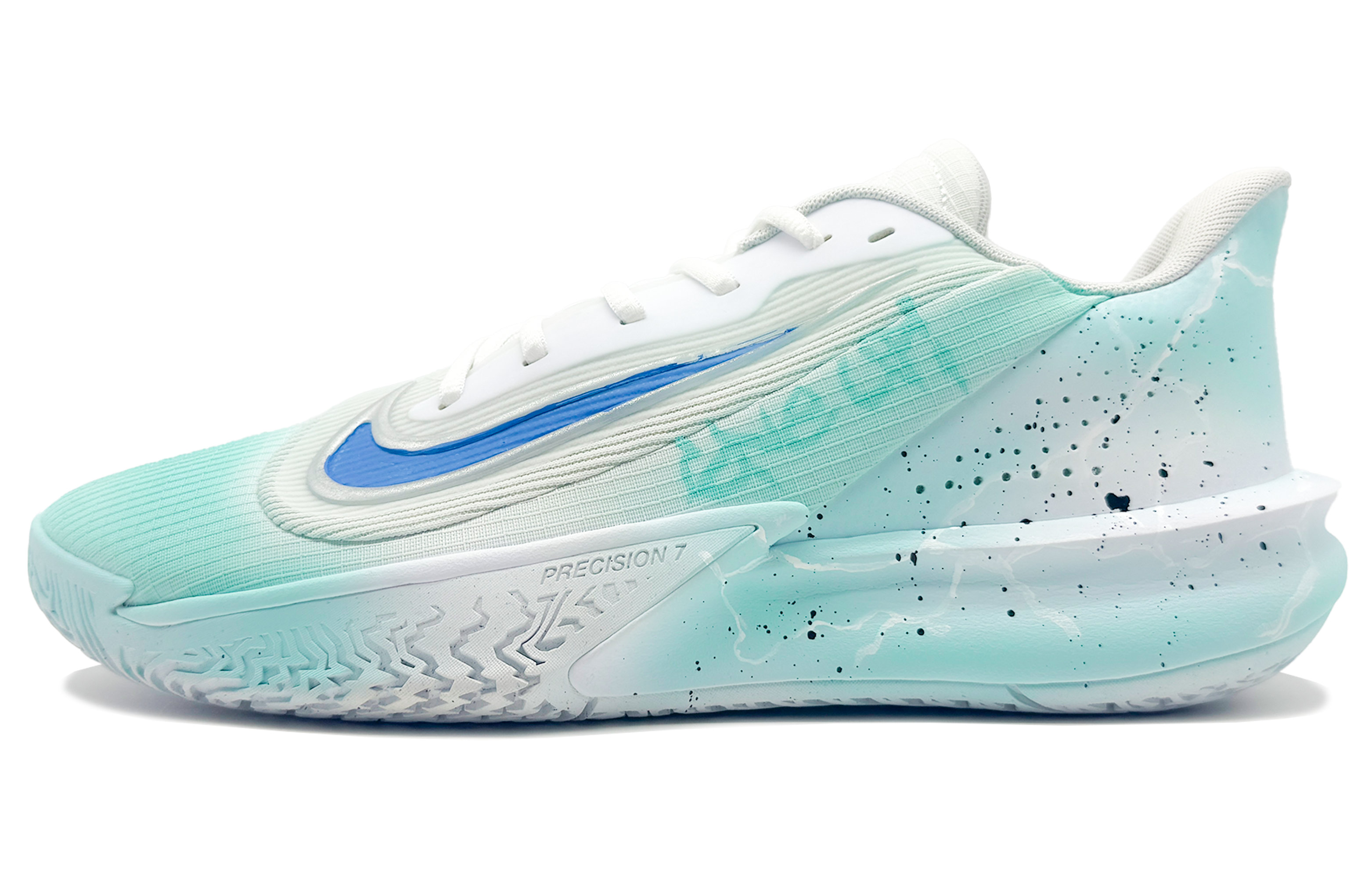 

Nike Баскетбольные кроссовки Precision 7 с низким верхом, устойчивые к истиранию, мужские, мятно-зеленые