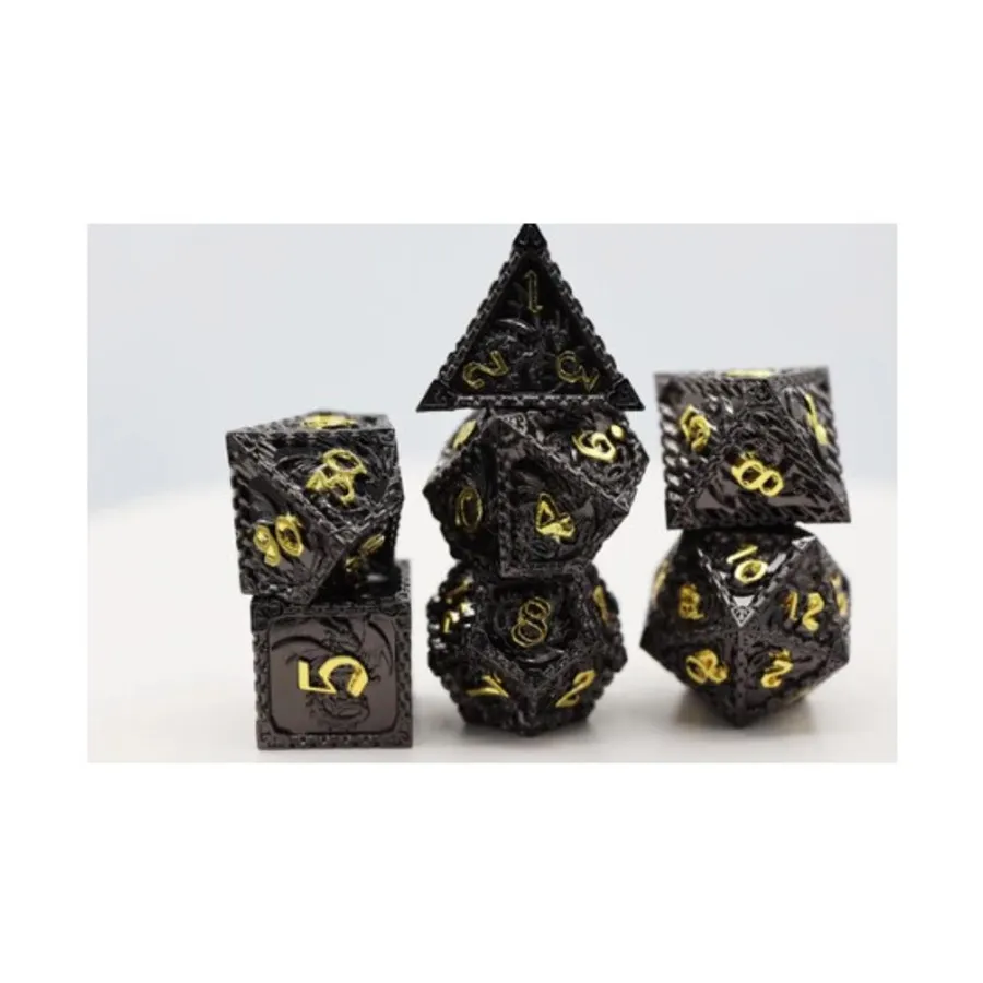 

Набор Dragon Poly - Ночь (7), Dice Sets - Metal - Dragonstone, Dragon, Dragon Scale, Hidden Dragon