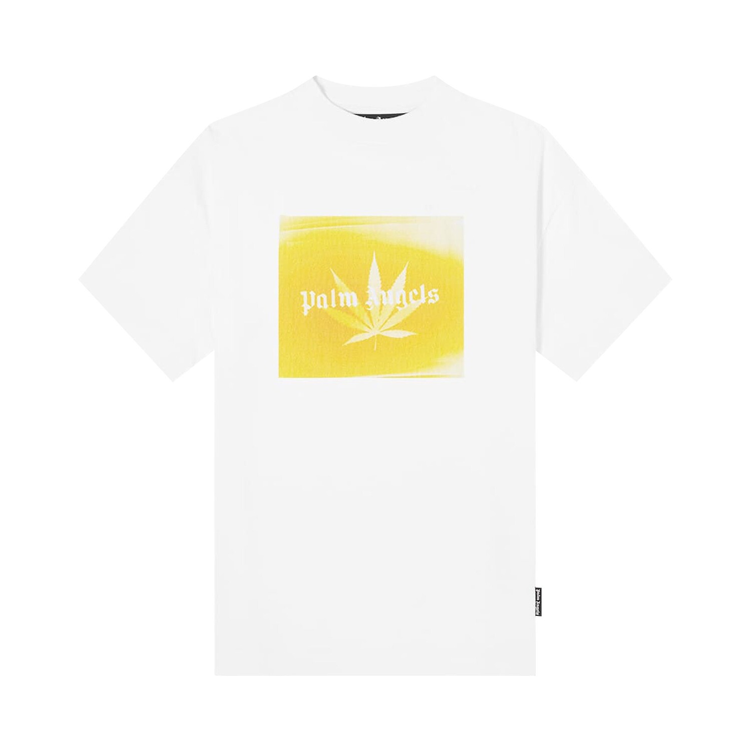 

Футболка с логотипом Palm Angels Leaf, цвет Белый