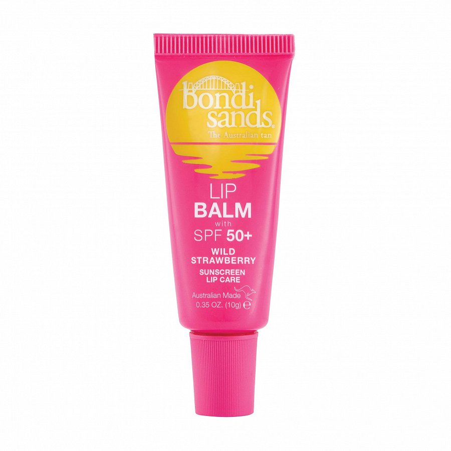 

Бальзам для губ spf 50+ lip balm wild strawberry Bondi Sands, вес 10 гр.