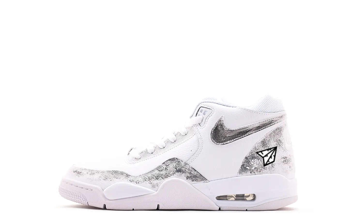 

Nike Кроссовки Flight Legacy Synthetic Leather Mid top Vintage Unisex White Gray
