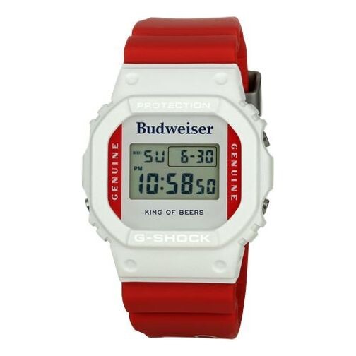 

Часы CASIO G-Shock Square 'White Red', белый