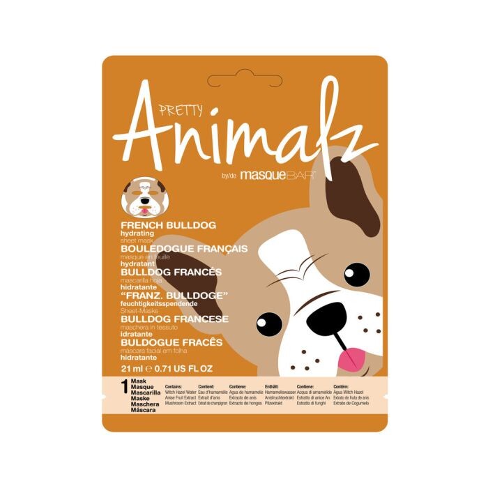 

Маска для лица French Bulldog Mascarilla Facial Pretty Animalz, 1 unidad