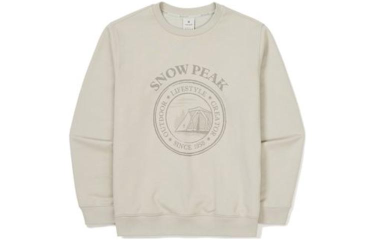 

Snow Peak Мужская толстовка FW23 цвета хаки
