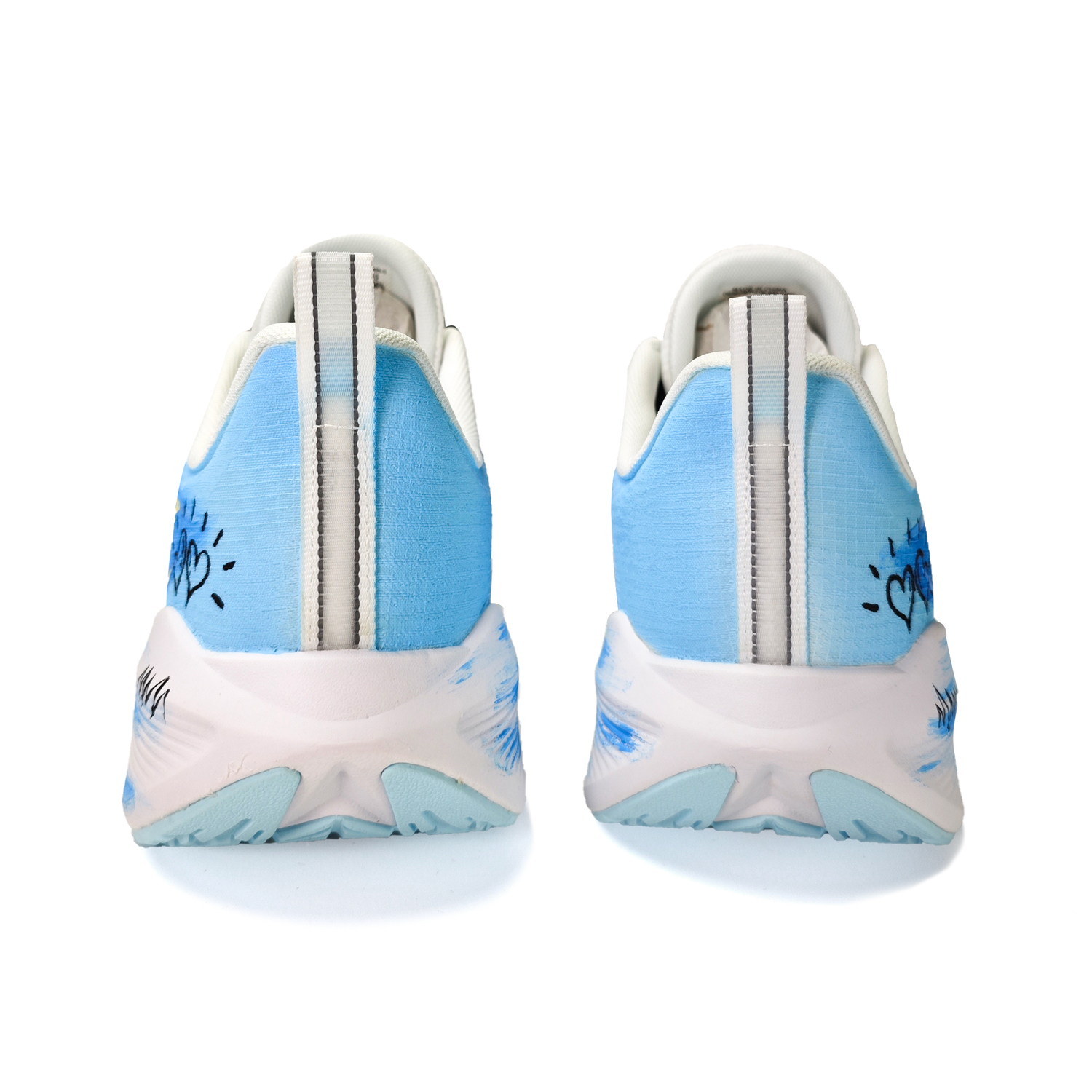 LINING Унисекс кроссовки Wuyue низкие синие розовые желтые, цвет Blue Pink Yellow — фото 4