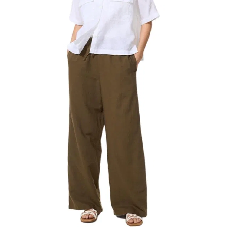 Повседневные брюки прямого кроя Umber UNIQLO