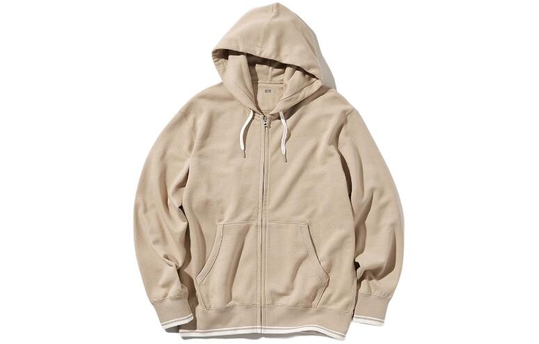

Куртка унисекс темно-бежевый Uniqlo, темно-бежевый