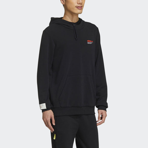 Толстовка men's neo ss cs hoody 2 sports black Adidas, черный — фото 4