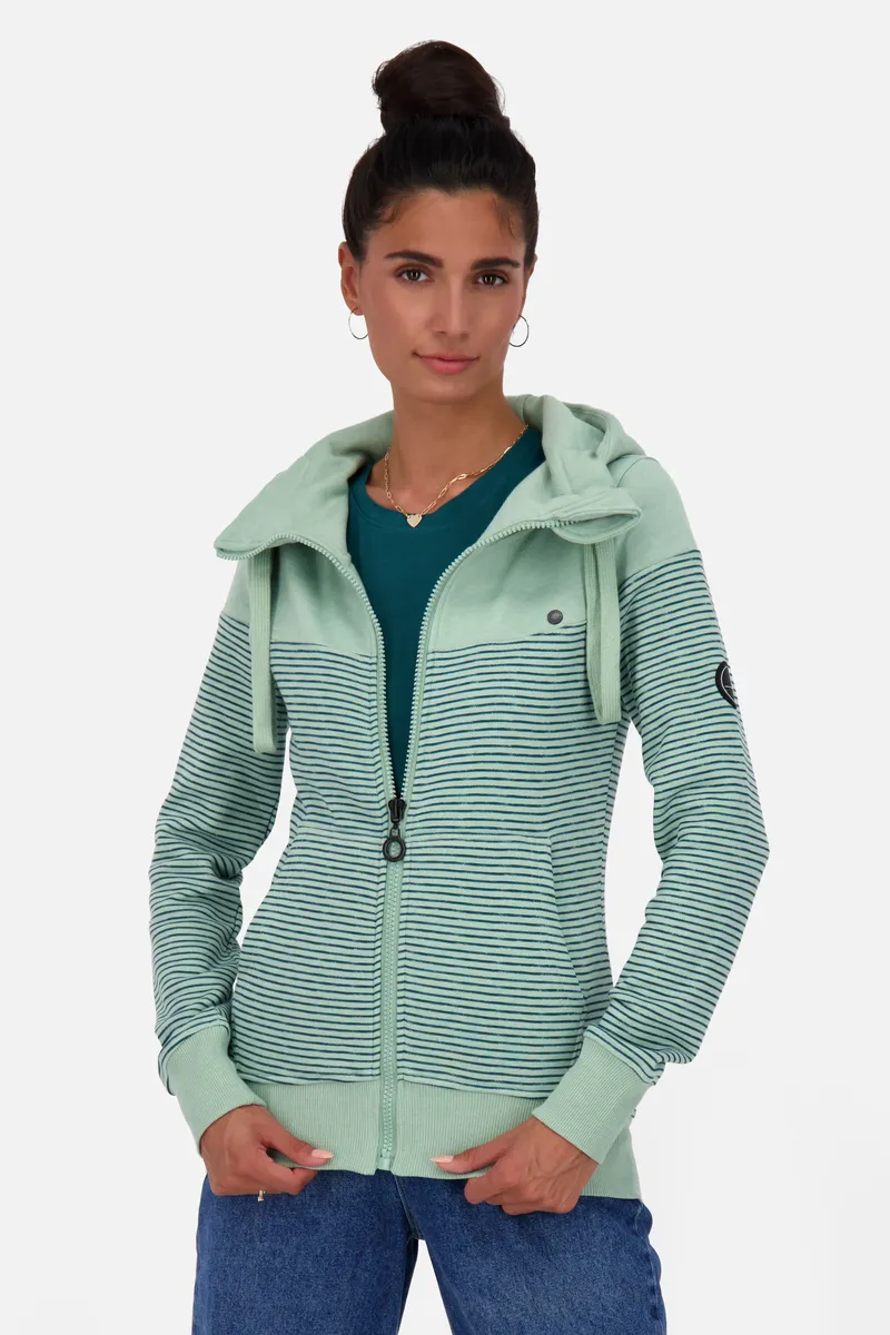 

Толстовка с капюшоном Alife & Kickin "PalinaAK Z Hooded Sweat Jacket Women", цвет Alpine Frost Melange