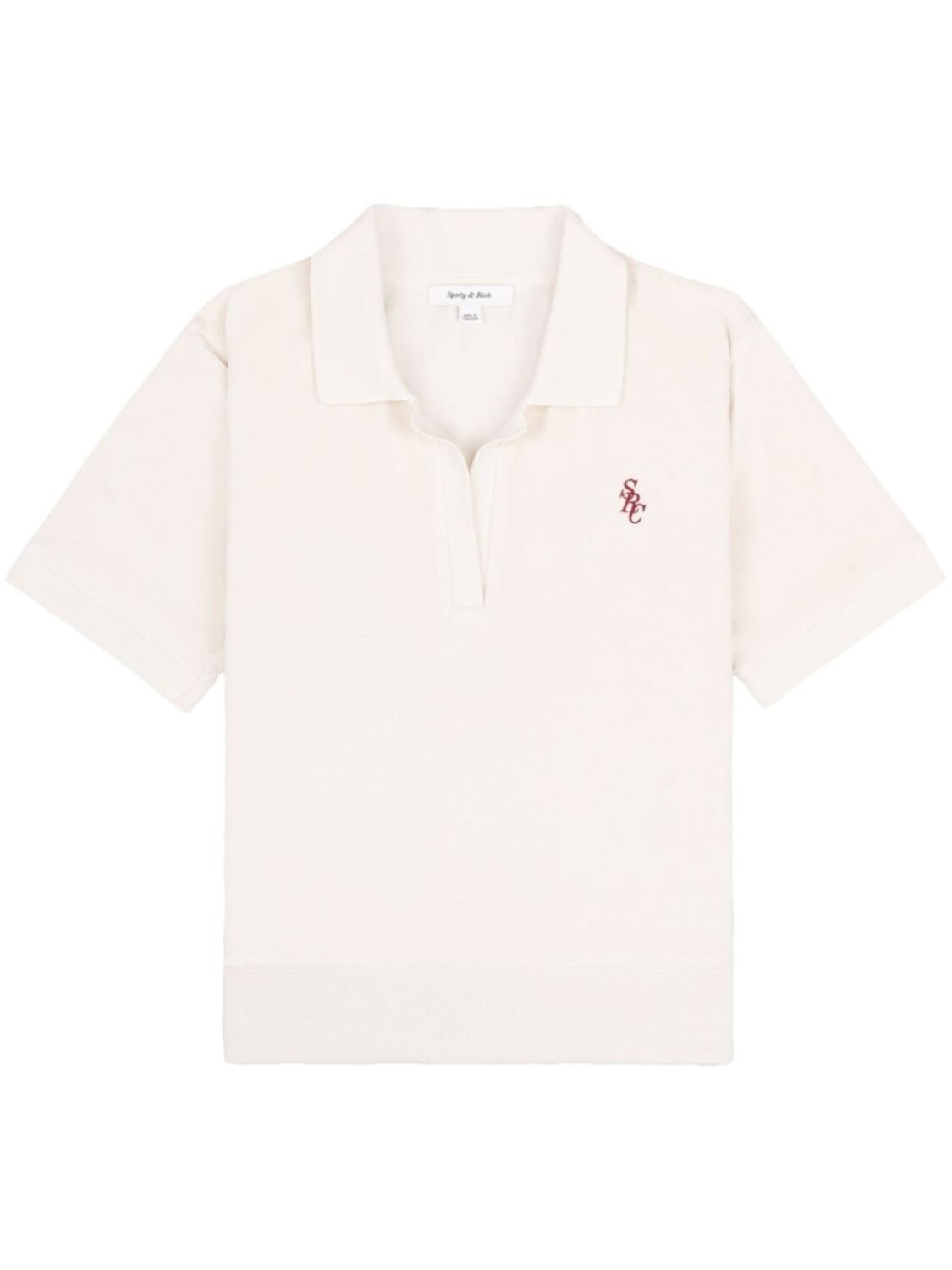 

Рубашка поло SRC Velour Sporty & Rich, белый